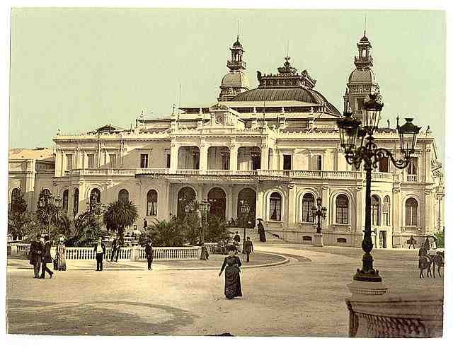 Vintage Monte Carlo Casino Monaco A4 Photo Print