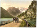 Vintage Monte Cristallo & Mont Popena Tyrol A4 Photo Print