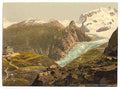 Vintage Monte Rosa II Valais Alps of A4 Photo Print