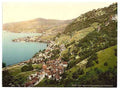Vintage Montreux Geneva Lake A4 Photo Print