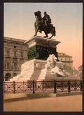 Vintage Monument to Victor Emmanuel Milan A4 Photo Print