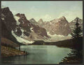 Vintage Moraine Lake Alberta A4 Photo Print