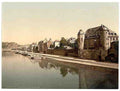 Vintage Moselle Castle Coblenz the Rhine A4 Photo Print