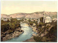 Vintage Mostar the Narenta Herzegowina A4 Photo Print