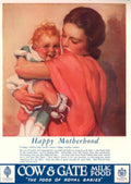 Vintage Mother Baby 1930s Vintage Retro Advert Poster