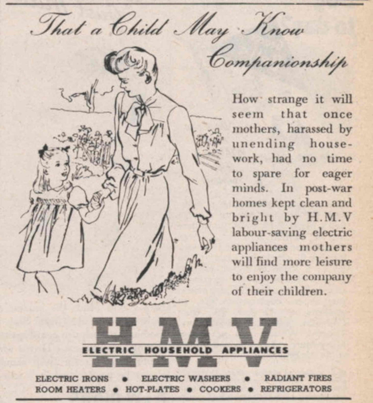 Vintage Mother Daughter 2 1940s Vintage Retro Advert Poster