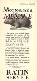 Vintage Mouse Service 1950s Vintage Retro Advert Poster