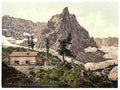 Vintage Mt Surlon and lake Tyrol A4 Photo Print