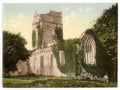 Vintage Muckross Abbey Killarney County Kerry Ireland A4 Photo Print