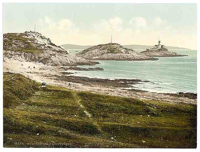 Vintage Mumbles Head Lighthouse Mumbles A4 Photo Print