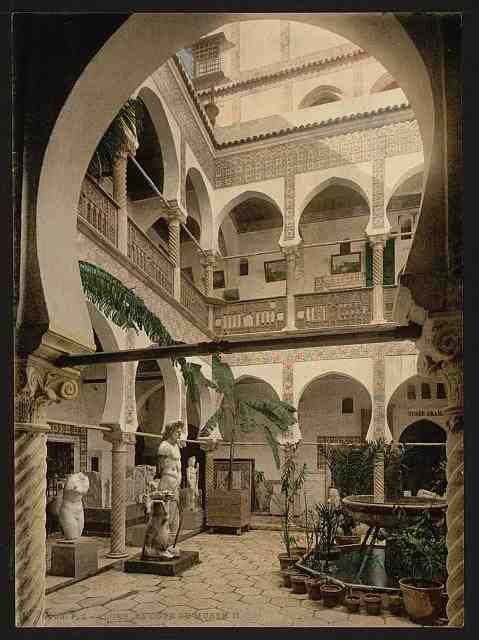 Vintage Museum   entrance hall II Algiers A4 Photo Print
