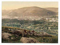 Vintage Napulus and Mount Gerizim Napulus A4 Photo Print