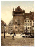 Vintage Nassauerhaus Nuremberg Bavaria A4 Photo Print