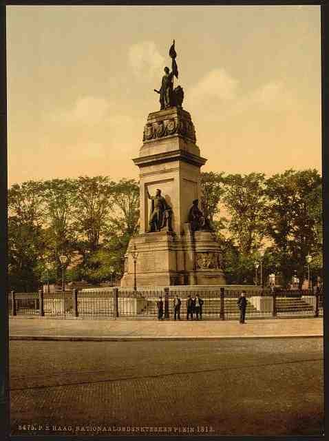 Vintage National Monument of 1813 Hague A4 Photo Print