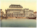 Vintage National Theatre Prague Bohemia A4 Photo Print