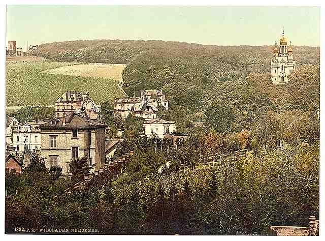 Vintage Neroberg Wiesbaden Hesse Nassau A4 Photo Print