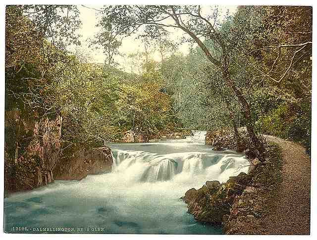 Vintage Ness Glen I Dalmellington A4 Photo Print