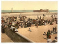 Vintage New Brighton Beach Liverpool England A4 Photo Print