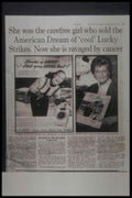 Vintage Newspaper Women 1940s Vintage Retro Advert Poster