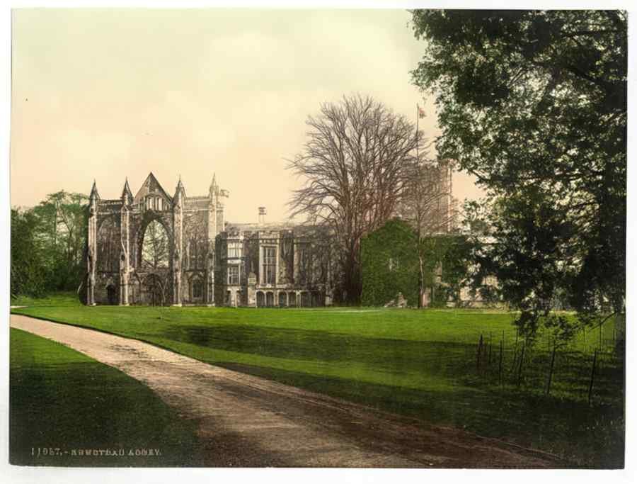 Vintage Newstead Abbey Notts England A4 Photo Print
