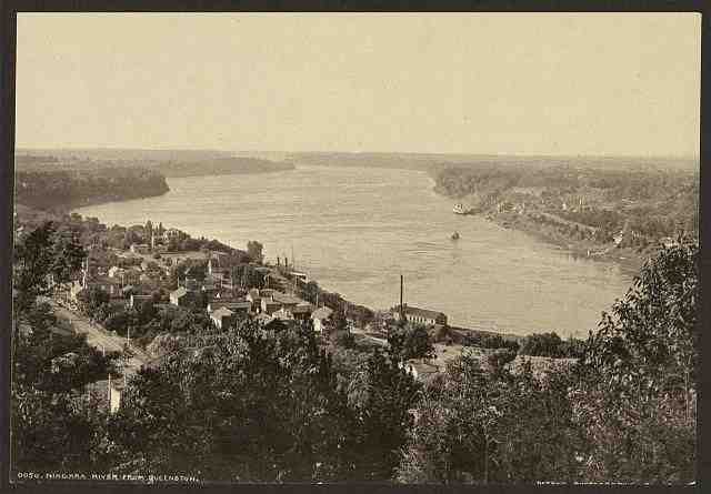 Vintage Niagara River from Queenston A4 Photo Print