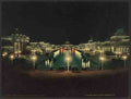 Vintage Night illumination Grand Court A4 Photo Print