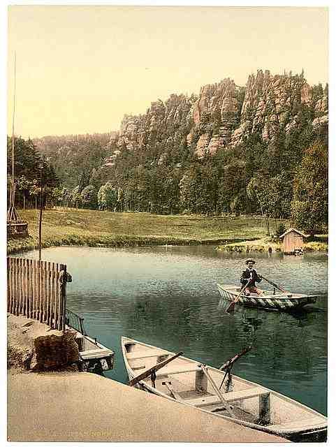 Vintage Nonnenfelsen Zittau Saxony A4 Photo Print