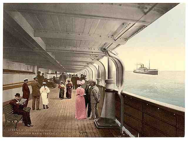 Vintage North German Lloyd XI Royal Mail Steamers A4 Photo Print