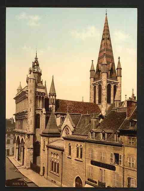 Vintage Notre Dame Dijon A4 Photo Print