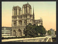 Vintage Notre Dame Paris A4 Photo Print