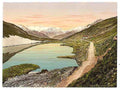 Vintage Oberalpsee Lake Lucerne A4 Photo Print