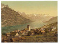 Vintage Obstalden general view A4 Photo Print
