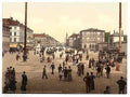 Vintage Odeonplatz and Ludwigstrasse Munich Bavaria A4 Photo Print