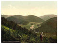 Vintage Oderthal and view of Brocken Hartz A4 Photo Print