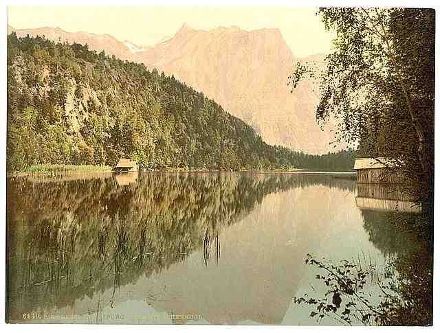 Vintage Oetz Valley Pipurgersee Tyrol A4 Photo Print