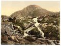 Vintage Ogwen Falls Nant Francon Pass A4 Photo Print