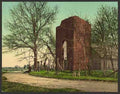 Vintage Old Church at Jamestown Virginia A4 Photo Print