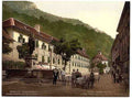 Vintage Old Kurplatz Herkulesfurdö Hungary A4 Photo Print