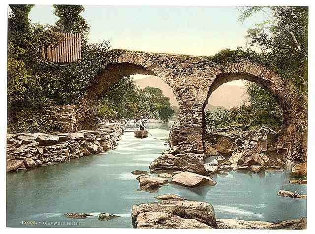Vintage Old Weir Bridge Killarney County Kerry A4 Photo Print