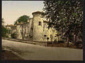 Vintage Old castle Bayonne Pyrenees A4 Photo Print