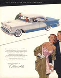 Vintage Oldsmobile Nine 1950s Vintage Retro Advert Poster