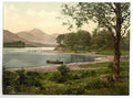 Vintage On Derwentwater Broomhill Point Lake District England A4 Photo Print