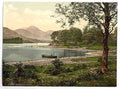 Vintage On Derwentwater Broomhill Point Lake District A4 Photo Print