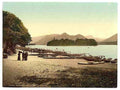 Vintage On Derwentwater boat landing Lake District A4 Photo Print