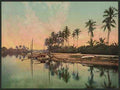 Vintage On the Miami River A4 Photo Print
