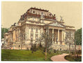 Vintage Opera house Wiesbaden Hesse Nassau A4 Photo Print