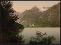 Vintage Opstryn Lake from Hjelle Stryn A4 Photo Print