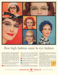Vintage Optical Frames 2 1950s Vintage Retro Advert Poster