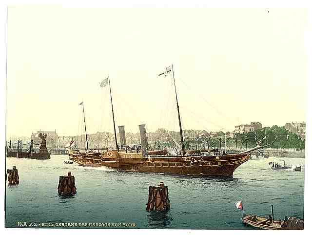 Vintage Osborne royal yacht A4 Photo Print