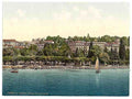 Vintage Ouchy Hotel Beaurivage Geneva Lake A4 Photo Print